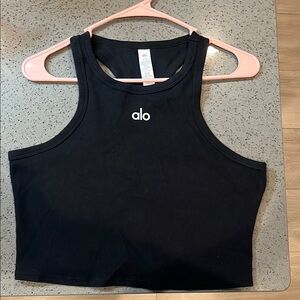 ALO Yoga Women's Black Crop Top